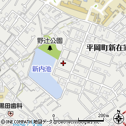 兵庫県加古川市平岡町新在家1958-90周辺の地図