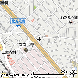兵庫県加古川市平岡町新在家1674-13周辺の地図
