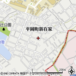 兵庫県加古川市平岡町新在家2046-17周辺の地図