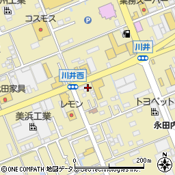 ニコニコレンタカー　袋井川井店周辺の地図