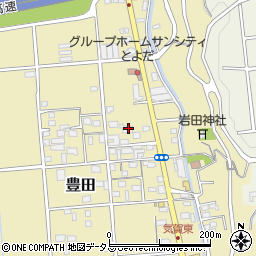静岡県磐田市豊田45周辺の地図