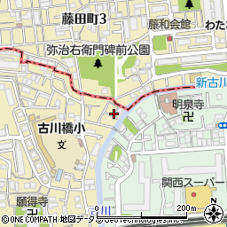 大阪府門真市御堂町29周辺の地図