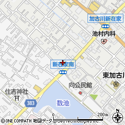 ファミリーマート加古川平岡店周辺の地図
