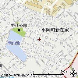 兵庫県加古川市平岡町新在家2065-13周辺の地図