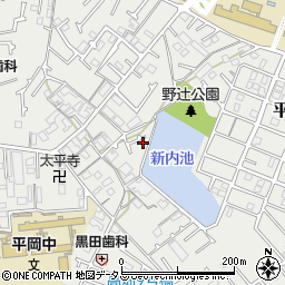 兵庫県加古川市平岡町新在家2136-10周辺の地図
