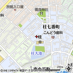 愛知県豊橋市柱七番町124周辺の地図