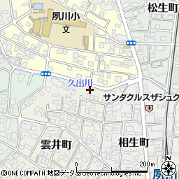 兵庫県西宮市雲井町8-34周辺の地図