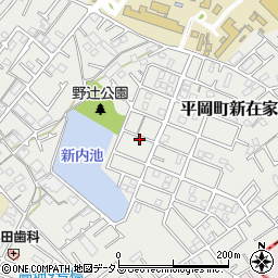 兵庫県加古川市平岡町新在家1958-62周辺の地図