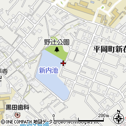 兵庫県加古川市平岡町新在家1958-56周辺の地図