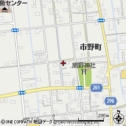 静岡県浜松市中央区市野町2259周辺の地図