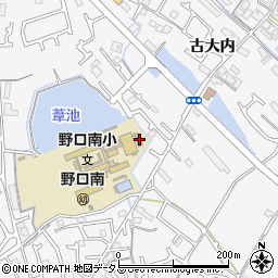 兵庫県加古川市野口町古大内249周辺の地図