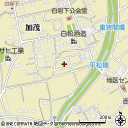静岡県菊川市加茂715周辺の地図