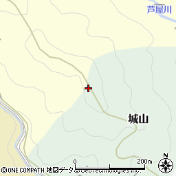 鷹尾山周辺の地図