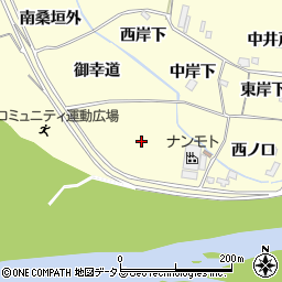 京都府木津川市山城町上狛山ノ中周辺の地図