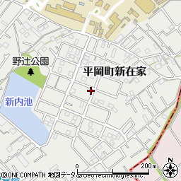 兵庫県加古川市平岡町新在家2065-23周辺の地図