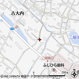 兵庫県加古川市野口町古大内37周辺の地図