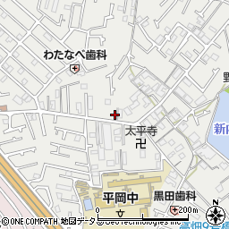 兵庫県加古川市平岡町新在家1851-9周辺の地図