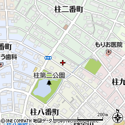 愛知県豊橋市柱八番町10周辺の地図