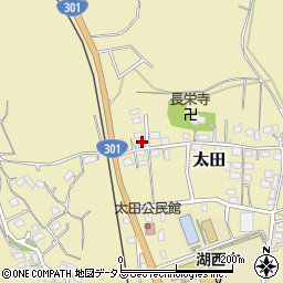 静岡県湖西市太田343周辺の地図