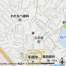 兵庫県加古川市平岡町新在家1852-6周辺の地図