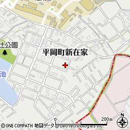 兵庫県加古川市平岡町新在家2046-16周辺の地図
