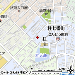 愛知県豊橋市柱七番町129周辺の地図
