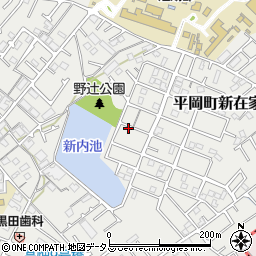兵庫県加古川市平岡町新在家1958-91周辺の地図