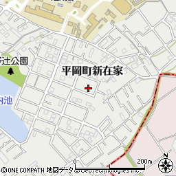 兵庫県加古川市平岡町新在家2046-5周辺の地図