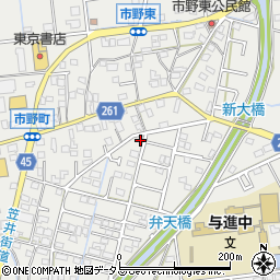 静岡県浜松市中央区市野町1448周辺の地図