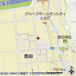 静岡県磐田市豊田48周辺の地図