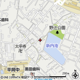 兵庫県加古川市平岡町新在家2136-6周辺の地図