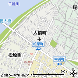 兵庫県赤穂市大橋町2-10周辺の地図