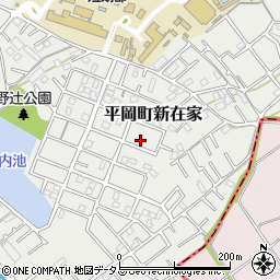兵庫県加古川市平岡町新在家2046-3周辺の地図