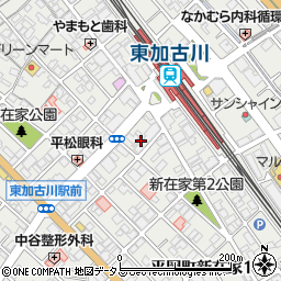 お好み焼き 鉄板居酒屋 にじまる 東加古川店周辺の地図