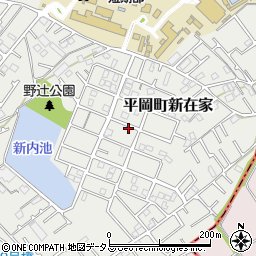 兵庫県加古川市平岡町新在家2065-46周辺の地図