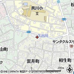 兵庫県西宮市雲井町8-27周辺の地図