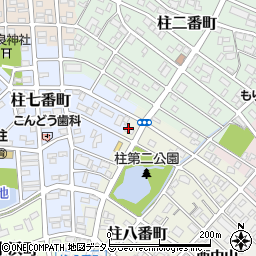 愛知県豊橋市柱八番町19周辺の地図