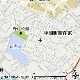 兵庫県加古川市平岡町新在家2065-52周辺の地図