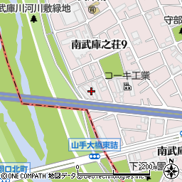 武庫之荘フレックス周辺の地図