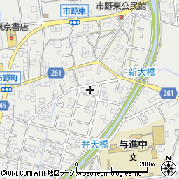 静岡県浜松市中央区市野町1449周辺の地図