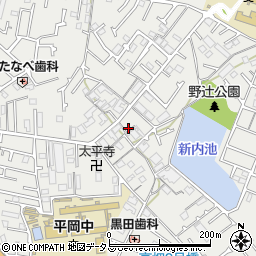 兵庫県加古川市平岡町新在家1869-5周辺の地図
