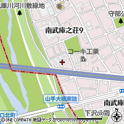 武庫之荘フレックス管理室周辺の地図