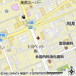 セブンイレブン袋井川井店周辺の地図