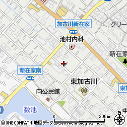 兵庫県加古川市平岡町新在家413-8周辺の地図