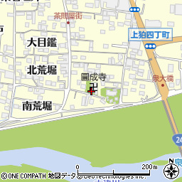 円成寺周辺の地図