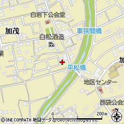 静岡県菊川市加茂703-17周辺の地図