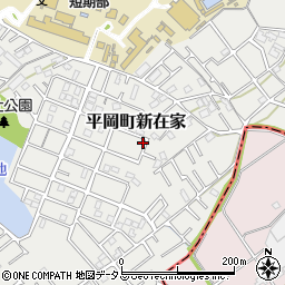 兵庫県加古川市平岡町新在家2046-20周辺の地図