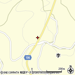 広島県神石郡神石高原町李154周辺の地図