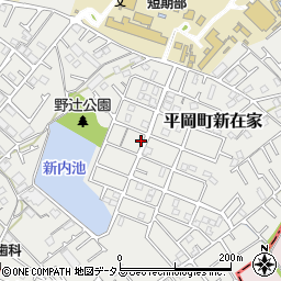 兵庫県加古川市平岡町新在家2066-33周辺の地図