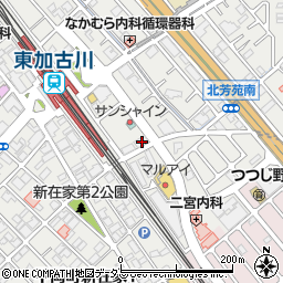 兵庫県加古川市平岡町新在家1140-1周辺の地図
